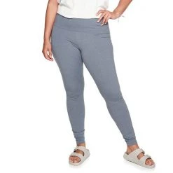 Plus Size Sonoma Goods For Life® Midrise Leggings Gray Geo Floral -Sonoma Goods For Life Shop unnamed file 396