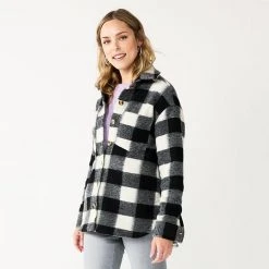 Women's Sonoma Goods For Life® Cozy Shacket Black Plaid 12 Women's Sonoma Goods For Life® Cozy Shacket Black Plaid -Sonoma Goods For Life Shop unnamed file 3982