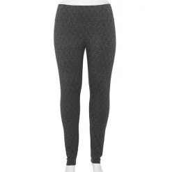 Plus Size Sonoma Goods For Life® Midrise Leggings Gray Geo Floral -Sonoma Goods For Life Shop unnamed file 399