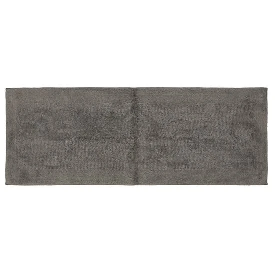 Sonoma Goods For Life® Cotton Reversible Solid Border Bath Rug Runner Aqua 22 Sonoma Goods For Life® Cotton Reversible Solid Border Bath Rug Runner Aqua - Image 20