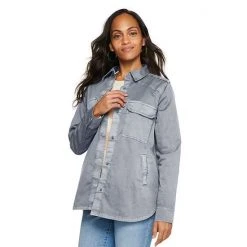Women's Sonoma Goods For Life® Utility Shirt Jacket Pitch Black -Sonoma Goods For Life Shop unnamed file 4045