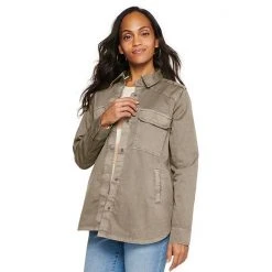 Women's Sonoma Goods For Life® Utility Shirt Jacket Pitch Black -Sonoma Goods For Life Shop unnamed file 4046