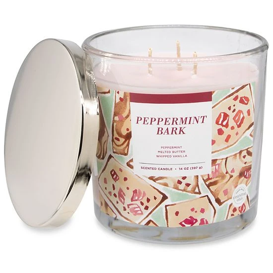 Sonoma Goods For Life® Peppermint Bark 14-oz. Candle Jar 6 Sonoma Goods For Life® Peppermint Bark 14-oz. Candle Jar - Image 4