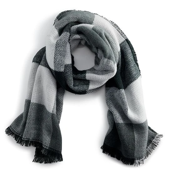 Women's Sonoma Goods For Life® Oblong Reversible Scarf Cream 4 Women's Sonoma Goods For Life® Oblong Reversible Scarf Cream - Image 2
