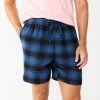 Men's Sonoma Goods For Life® Flannel Sleep Shorts Navy Gold Plaid -Sonoma Goods For Life Shop unnamed file 4141