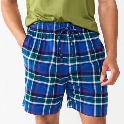 Men's Sonoma Goods For Life® Flannel Sleep Shorts Navy Gold Plaid -Sonoma Goods For Life Shop unnamed file 4148