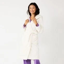 Women's Sonoma Goods For Life® Hooded Plush Long Robe Navy -Sonoma Goods For Life Shop unnamed file 4250