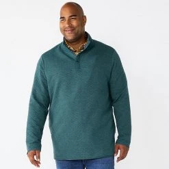 Big & Tall Sonoma Goods For Life® Quilted Quarter-Snap Top Black -Sonoma Goods For Life Shop unnamed file 4255