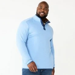 Big & Tall Sonoma Goods For Life® Quilted Quarter-Snap Top Black -Sonoma Goods For Life Shop unnamed file 4257