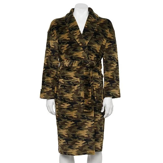 Men's Sonoma Goods For Life® Plush Robe Geniva Blue 10 Men's Sonoma Goods For Life® Plush Robe Geniva Blue - Image 8