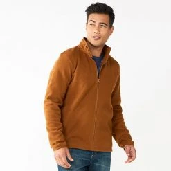Men's Sonoma Goods For Life® Polar-Fleece Full-Zip Jacket Brown -Sonoma Goods For Life Shop unnamed file 4326