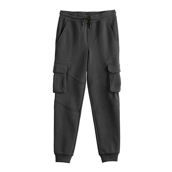 Boys 8-20 Sonoma Goods For Life® Cargo Jogger Pants In Regular & Husky Black Heather 4 Boys 8-20 Sonoma Goods For Life® Cargo Jogger Pants In Regular & Husky Black Heather - Image 2