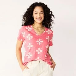 Plus Size Sonoma Goods For Life® Everyday V-Neck Tee Grey Dye Stripe -Sonoma Goods For Life Shop unnamed file 4370