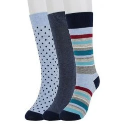 Men's Sonoma Goods For Life® 3-pack Patterned Dress Socks Blue Gray Navy -Sonoma Goods For Life Shop unnamed file 4414