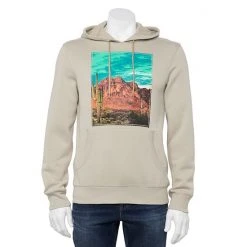 Men's Sonoma Goods For Life® Graphic Fleece Hoodie Heather Gray -Sonoma Goods For Life Shop unnamed file 4519