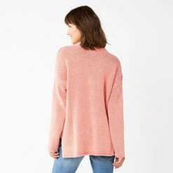 Women's Sonoma Goods For Life® Cozy Henley Sweater Brown -Sonoma Goods For Life Shop unnamed file 4523