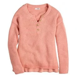 Women's Sonoma Goods For Life® Cozy Henley Sweater Brown -Sonoma Goods For Life Shop unnamed file 4524