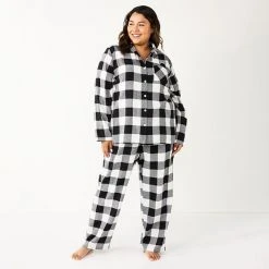 Plus Size Sonoma Goods For Life® Flannel Pajama Shirt & Pajama Pants Sleep Set Ivory Festive Plaid 17 Plus Size Sonoma Goods For Life® Flannel Pajama Shirt & Pajama Pants Sleep Set Ivory Festive Plaid -Sonoma Goods For Life Shop unnamed file 4536