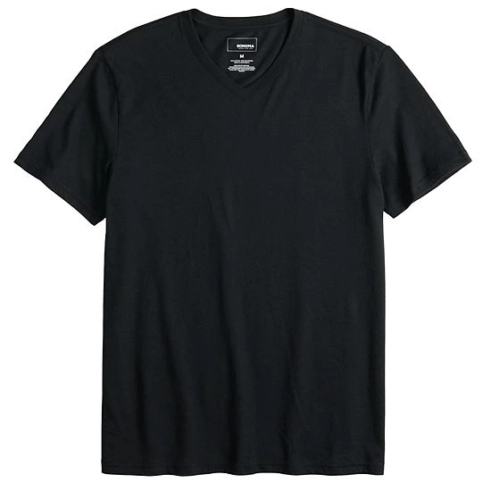 Men's Sonoma Goods For Life® V-Neck Tee Charcoal 4 Men's Sonoma Goods For Life® V-Neck Tee Charcoal - Image 2