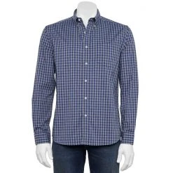 Men's Sonoma Goods For Life® Slim Perfect-Length Button-Down Shirt Blue Oxford -Sonoma Goods For Life Shop unnamed file 4597