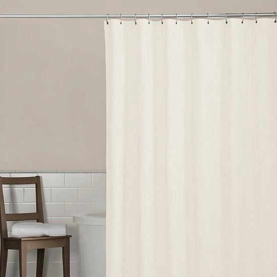 Sonoma Goods For Life® Medium Weight Fabric Shower Curtain Liner White 4 Sonoma Goods For Life® Medium Weight Fabric Shower Curtain Liner White - Image 2