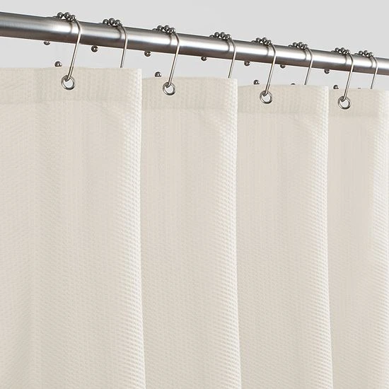 Sonoma Goods For Life® Medium Weight Fabric Shower Curtain Liner White 5 Sonoma Goods For Life® Medium Weight Fabric Shower Curtain Liner White - Image 3