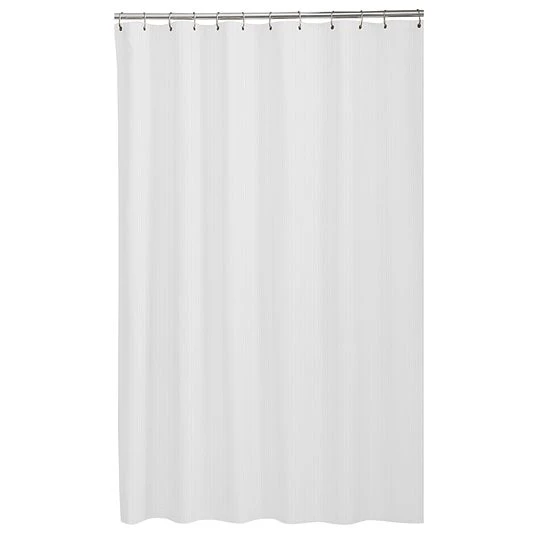 Sonoma Goods For Life® Medium Weight Fabric Shower Curtain Liner White 8 Sonoma Goods For Life® Medium Weight Fabric Shower Curtain Liner White - Image 6
