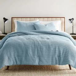 Sonoma Goods For Life® Andorra Waffle Duvet Set With Shams Blue -Sonoma Goods For Life Shop unnamed file 4724