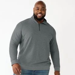 Men's Sonoma Goods For Life® Double Knit Quarter Zip Chili -Sonoma Goods For Life Shop unnamed file 4729