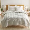 Sonoma Goods For Life® Hastings Sage And Gray Stripe Comforter Set With Shams