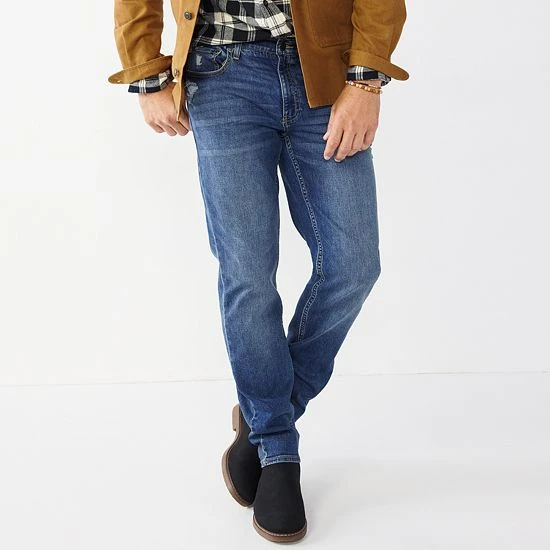 Men's Sonoma Goods For Life® Flexwear Taper-Fit Jeans Rinse Wash 3 Men's Sonoma Goods For Life® Flexwear Taper-Fit Jeans Rinse Wash