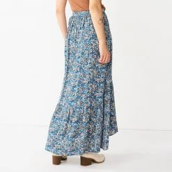 Women's Sonoma Goods For Life® Wrap Ruffle Maxi Skirt Blue Floral -Sonoma Goods For Life Shop unnamed file 4878