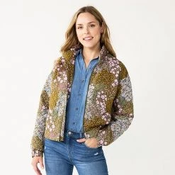 Women's Sonoma Goods For Life® Quilted Print Jacket Gold Floral 12 Women's Sonoma Goods For Life® Quilted Print Jacket Gold Floral -Sonoma Goods For Life Shop unnamed file 4930
