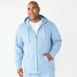 Big & Tall Sonoma Goods For Life Full-Zip Fleece Hoodie Gray -Sonoma Goods For Life Shop unnamed file 4934