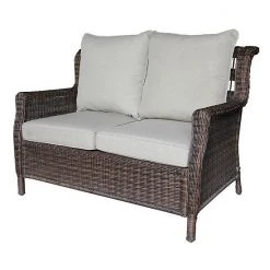 Sonoma Goods For Life® Cortena Wicker Patio Loveseat Blonde