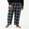 Big & Tall Sonoma Goods For Life® Crewneck Tee & Flannel Pants Sleep Set Gray Black -Sonoma Goods For Life Shop unnamed file 5116
