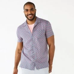 Men's Sonoma Goods For Life® Camp Shirt Western Print -Sonoma Goods For Life Shop unnamed file 5139