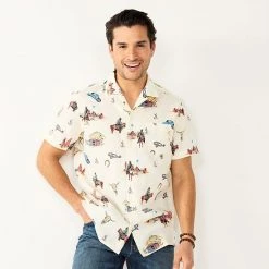 Men's Sonoma Goods For Life® Camp Shirt Western Print -Sonoma Goods For Life Shop unnamed file 5142