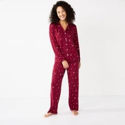 Petite Sonoma Goods For Life® Knit Pajama Shirt & Pajama Pants Sleep Set Navy Lil Fisle -Sonoma Goods For Life Shop unnamed file 5224