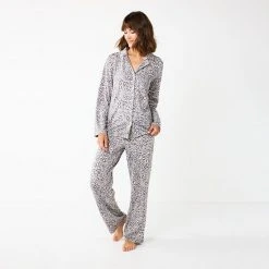 Petite Sonoma Goods For Life® Knit Pajama Shirt & Pajama Pants Sleep Set Navy Lil Fisle -Sonoma Goods For Life Shop unnamed file 5226