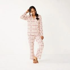 Petite Sonoma Goods For Life® Knit Pajama Shirt & Pajama Pants Sleep Set Navy Lil Fisle -Sonoma Goods For Life Shop unnamed file 5227
