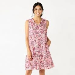 Women's Sonoma Goods For Life® Tiered Sleeveless Dress Black Floral 14 Women's Sonoma Goods For Life® Tiered Sleeveless Dress Black Floral -Sonoma Goods For Life Shop unnamed file 5231