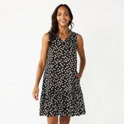 Women's Sonoma Goods For Life® Tiered Sleeveless Dress Black Floral 17 Women's Sonoma Goods For Life® Tiered Sleeveless Dress Black Floral -Sonoma Goods For Life Shop unnamed file 5234