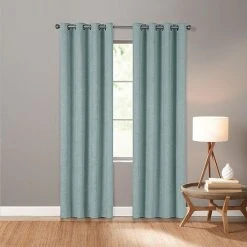 Sonoma Goods For Life® Ultimate Performance Distressed Chenille 100% Blackout 2-pk Curtain Indigo