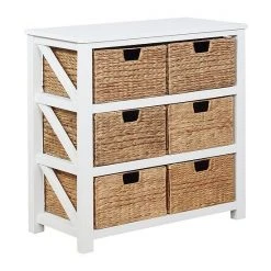 Sonoma Goods For Life® Cameron Basket Bookcase Hazelnut