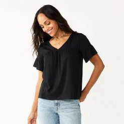 Women's Sonoma Goods For Life® Ruffled Babydoll Top Light Purple 15 Women's Sonoma Goods For Life® Ruffled Babydoll Top Light Purple -Sonoma Goods For Life Shop unnamed file 5391