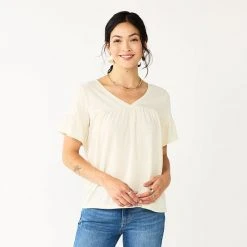 Women's Sonoma Goods For Life® Ruffled Babydoll Top Light Purple 16 Women's Sonoma Goods For Life® Ruffled Babydoll Top Light Purple -Sonoma Goods For Life Shop unnamed file 5392