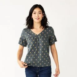 Women's Sonoma Goods For Life® Ruffled Babydoll Top Light Purple 17 Women's Sonoma Goods For Life® Ruffled Babydoll Top Light Purple -Sonoma Goods For Life Shop unnamed file 5393