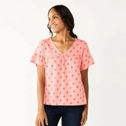 Women's Sonoma Goods For Life® Ruffled Babydoll Top Light Purple 18 Women's Sonoma Goods For Life® Ruffled Babydoll Top Light Purple -Sonoma Goods For Life Shop unnamed file 5394