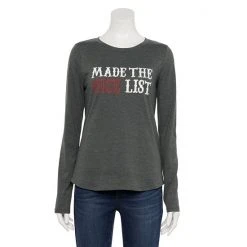 Petite Sonoma Goods For Life® Long Sleeve Holiday Graphic Tee So Very Merry Red -Sonoma Goods For Life Shop unnamed file 5404